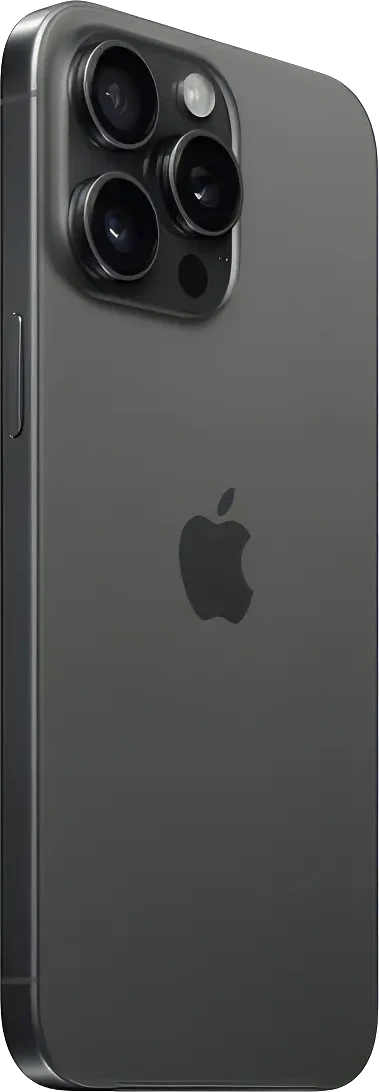 iPhone 15 Pro na cor Titânio Natural