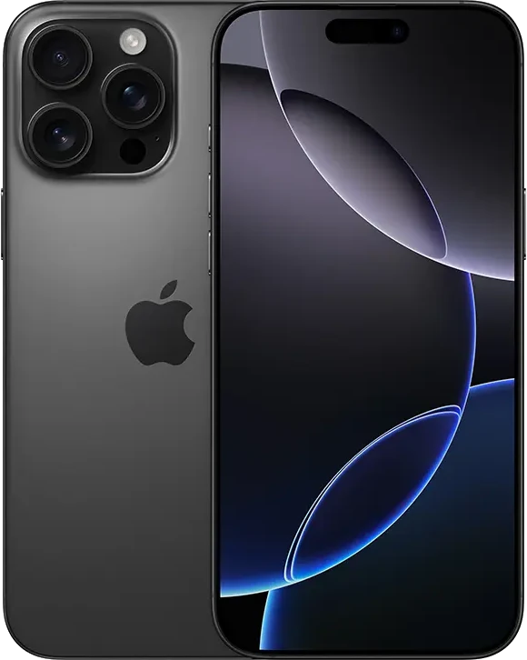 iPhone 16 Pro na cor Titânio Natural
